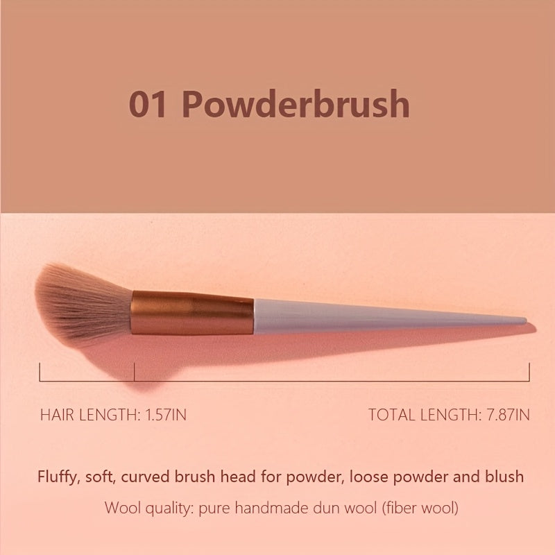 13pcss Makeup Brushes Makeup Kit, Foundation Brush Eyeshadow Brush Make Up Brushes Set (Reddish Brown, 13pcs Set) Birthday And Valentine'S Day Easter Gifts